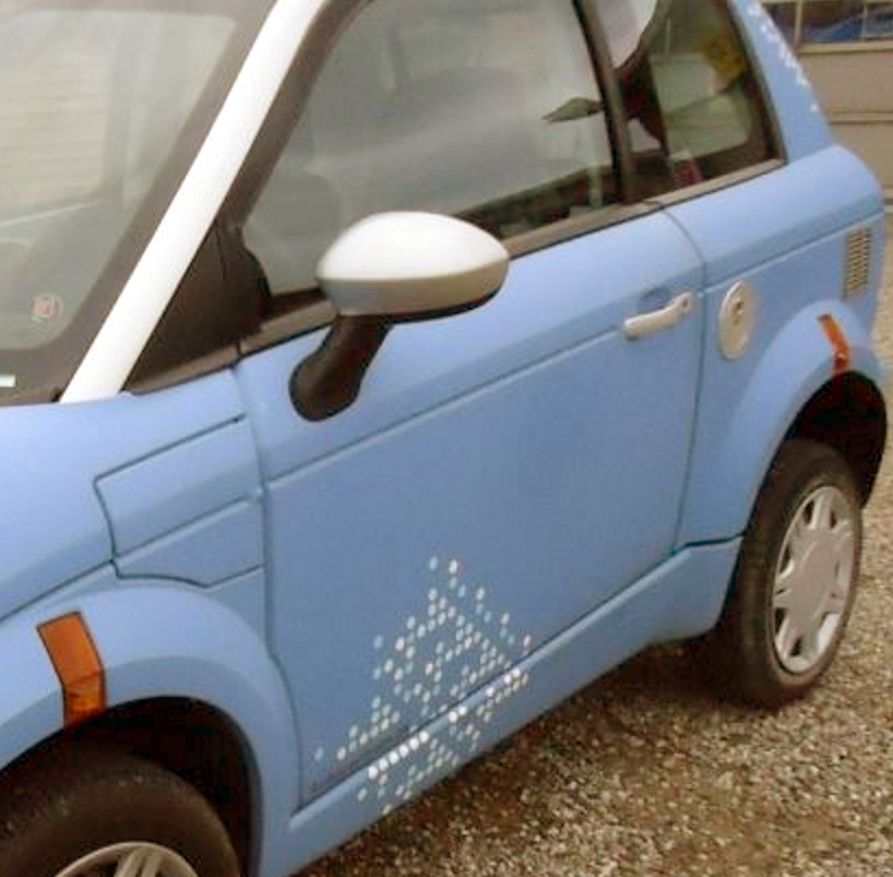 Alternative to the door - an inlet mounted directly to the panel